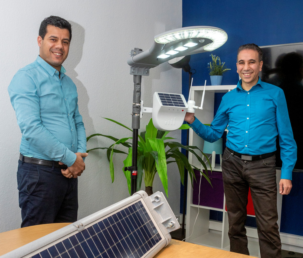 Naoufal Amar et David Chquiry, les fondateurs de la start-up Green Tech Innovations.