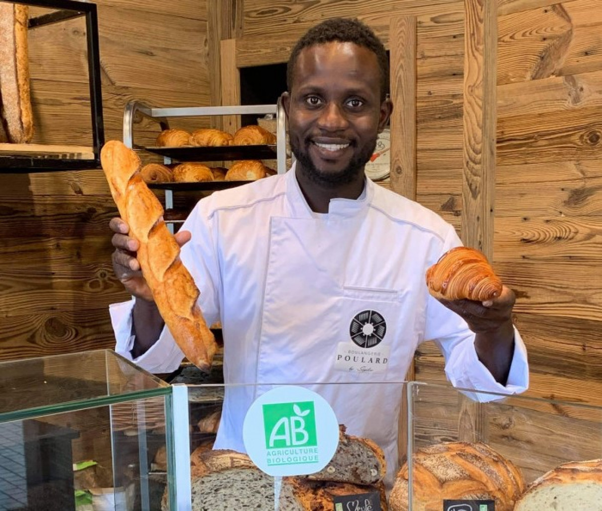 Seydou Diallo, gérant de la boulangerie Poulard à Metz. 