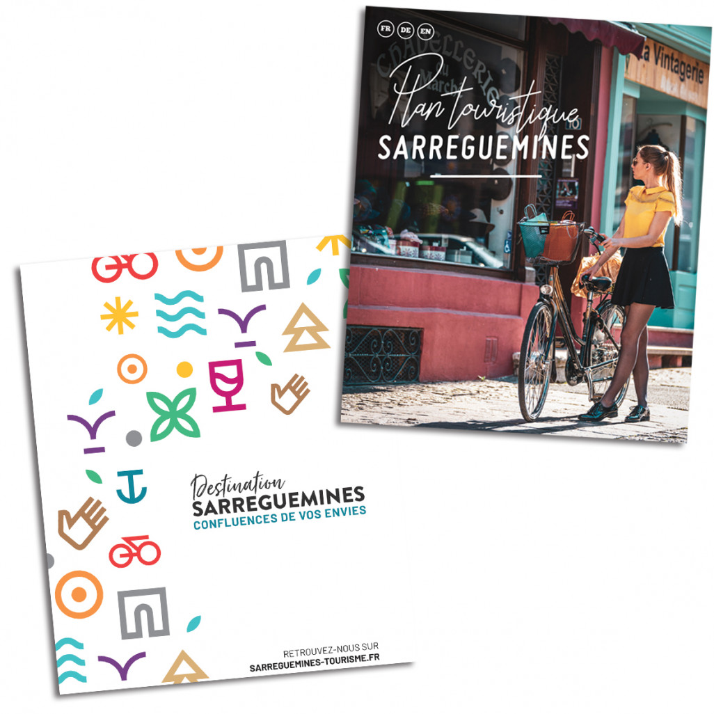 Nouvelle identité visuelle pour l’Office de Tourisme Sarreguemines Confluences.