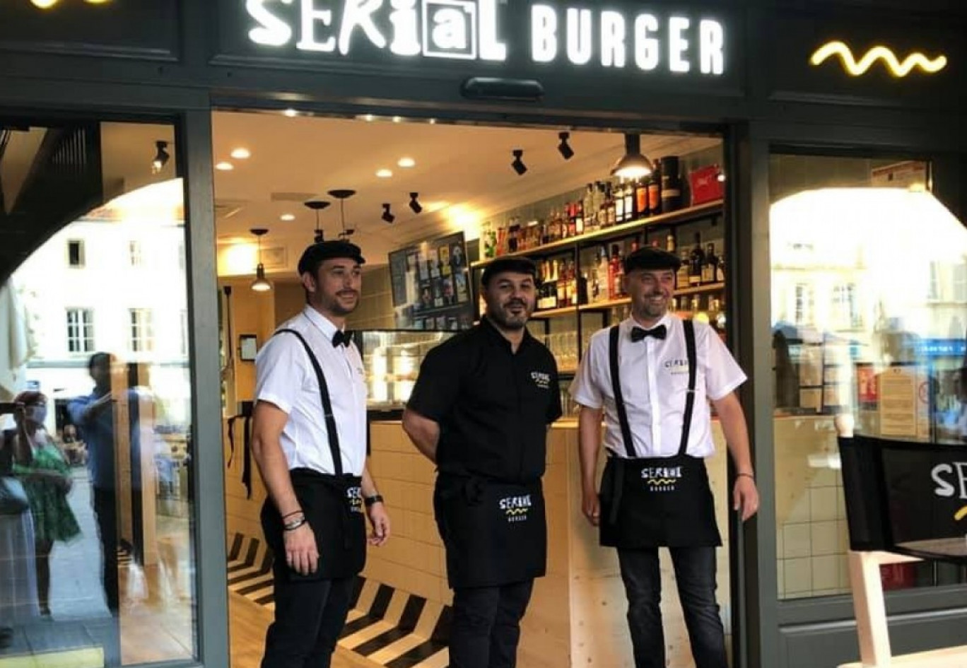 Sébastien, Romuald et Tarik, les trois fondateurs de Serial Burger.