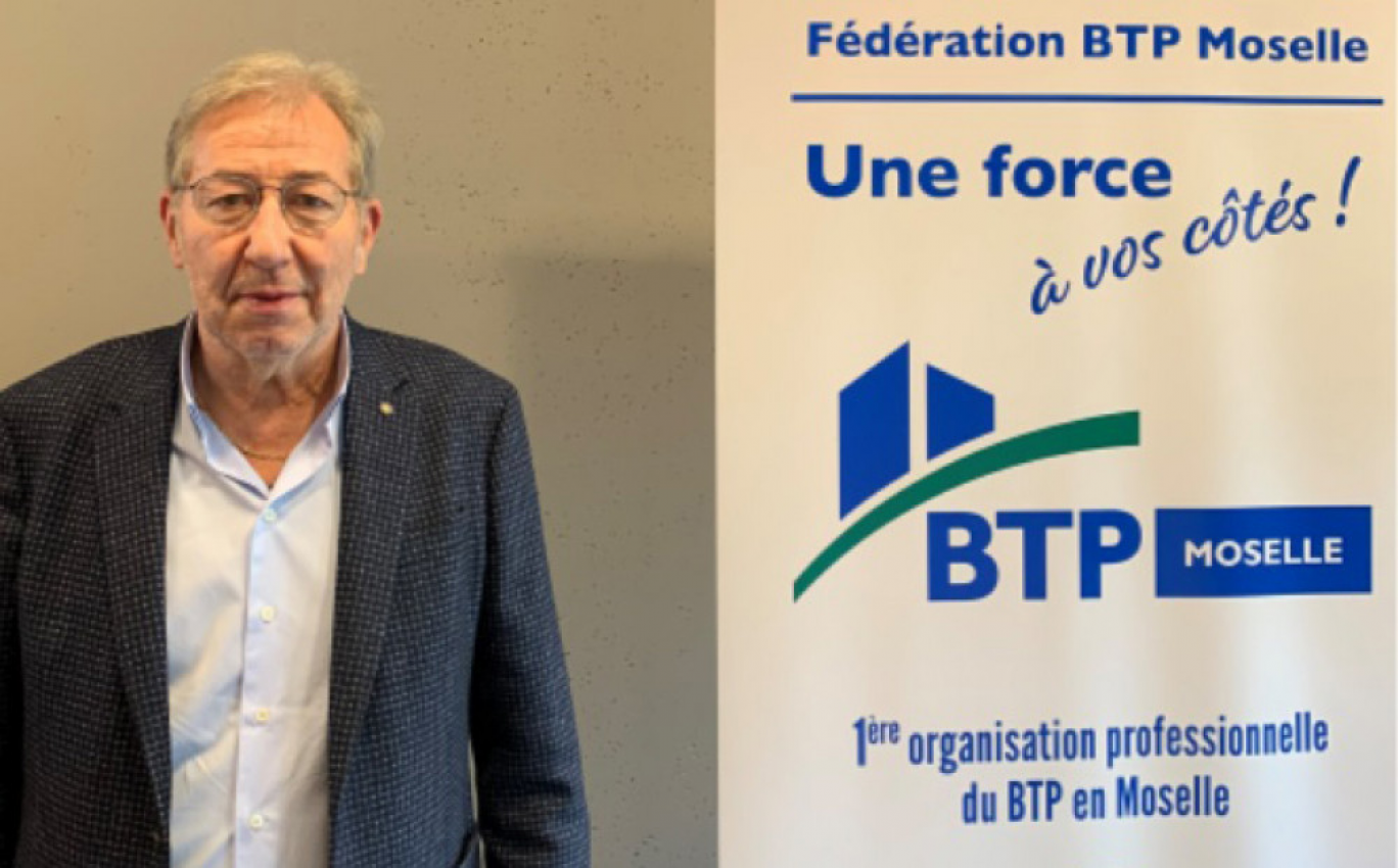 Pierre Schaeffer, le président de la Fédération du BTP 57
