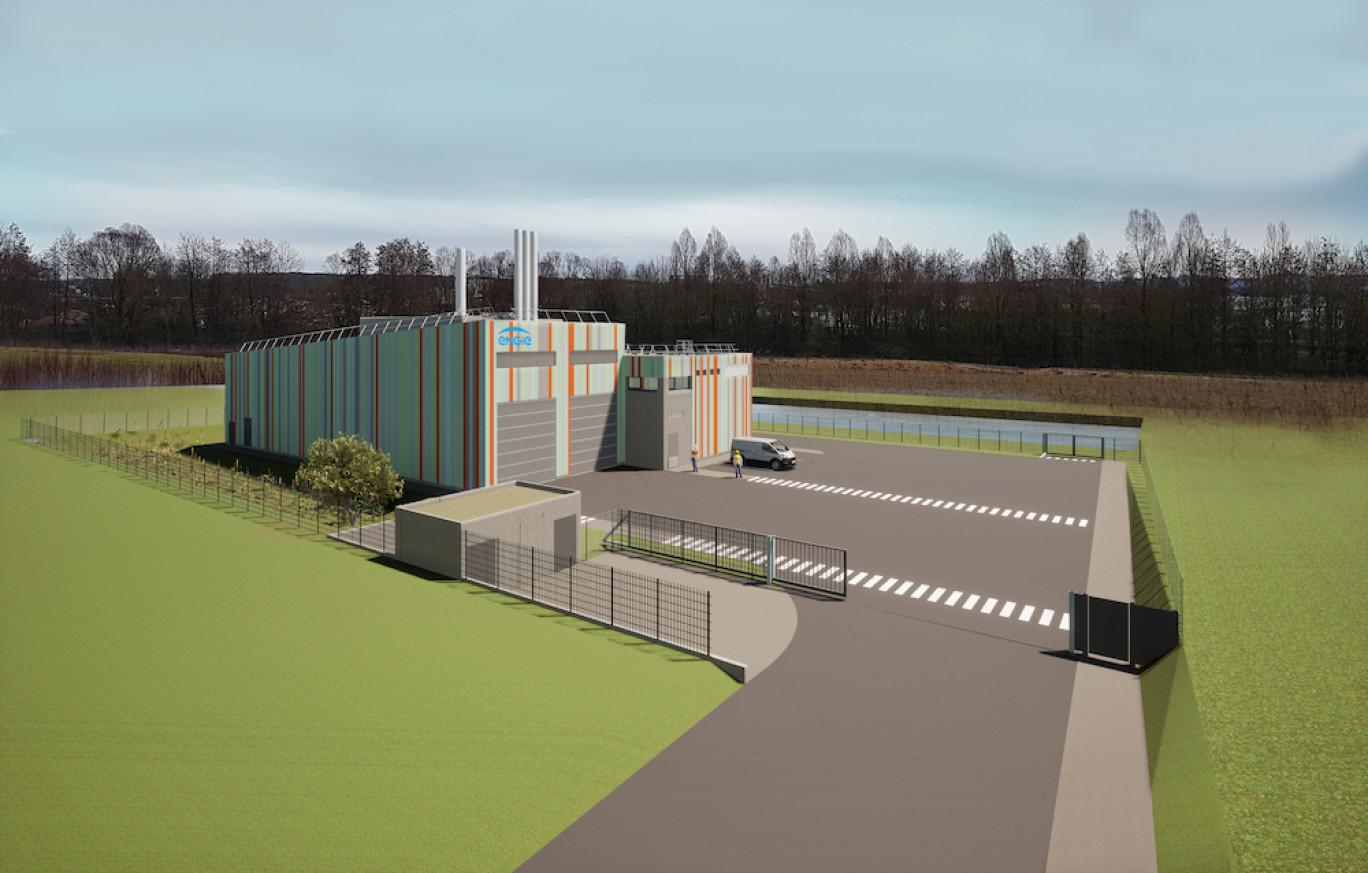 La future chaufferie biomasse de Sarrebourg. (c) : PM Architectes. 