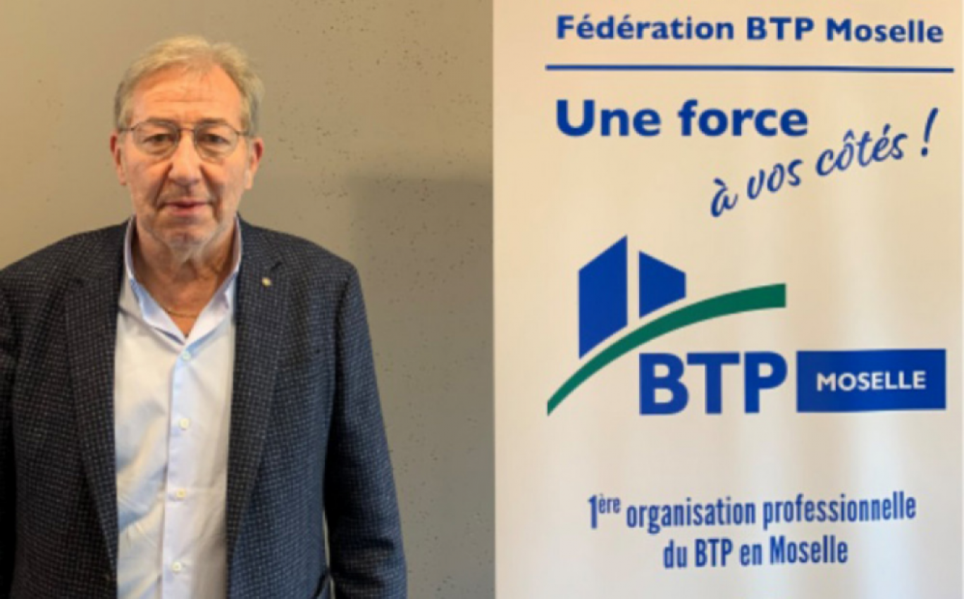 «Le BTP mosellan est un moteur de relance à l'échelon local», assure Pierre Schaeffer, président de la Fédération BTP Moselle.