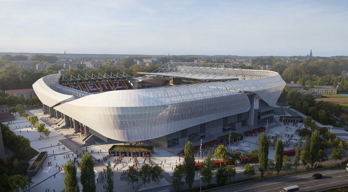 Le FC Metz construit un projet sur le long terme et durable. © Moreno et FC Metz Stadium.