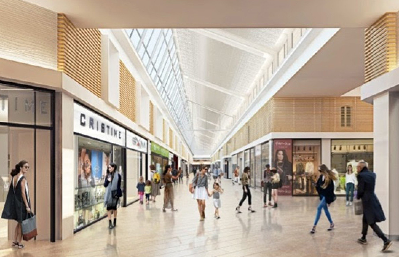© : Cabinet Juxta Architecture. La nouvelle verrière du centre commercial Aushopping de Sémécourt sera achevée en octobre prochain. 