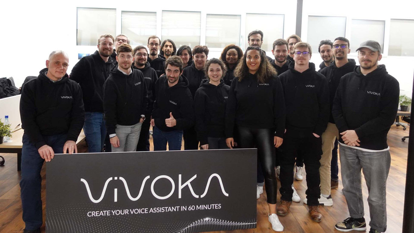 L'équipe Vivoka. © Vivoka. 