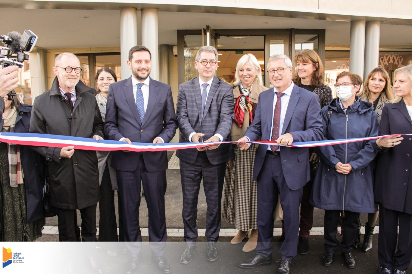 Lors de l'inauguration du nouvel IFSI à Forbach. © : CAFPF.