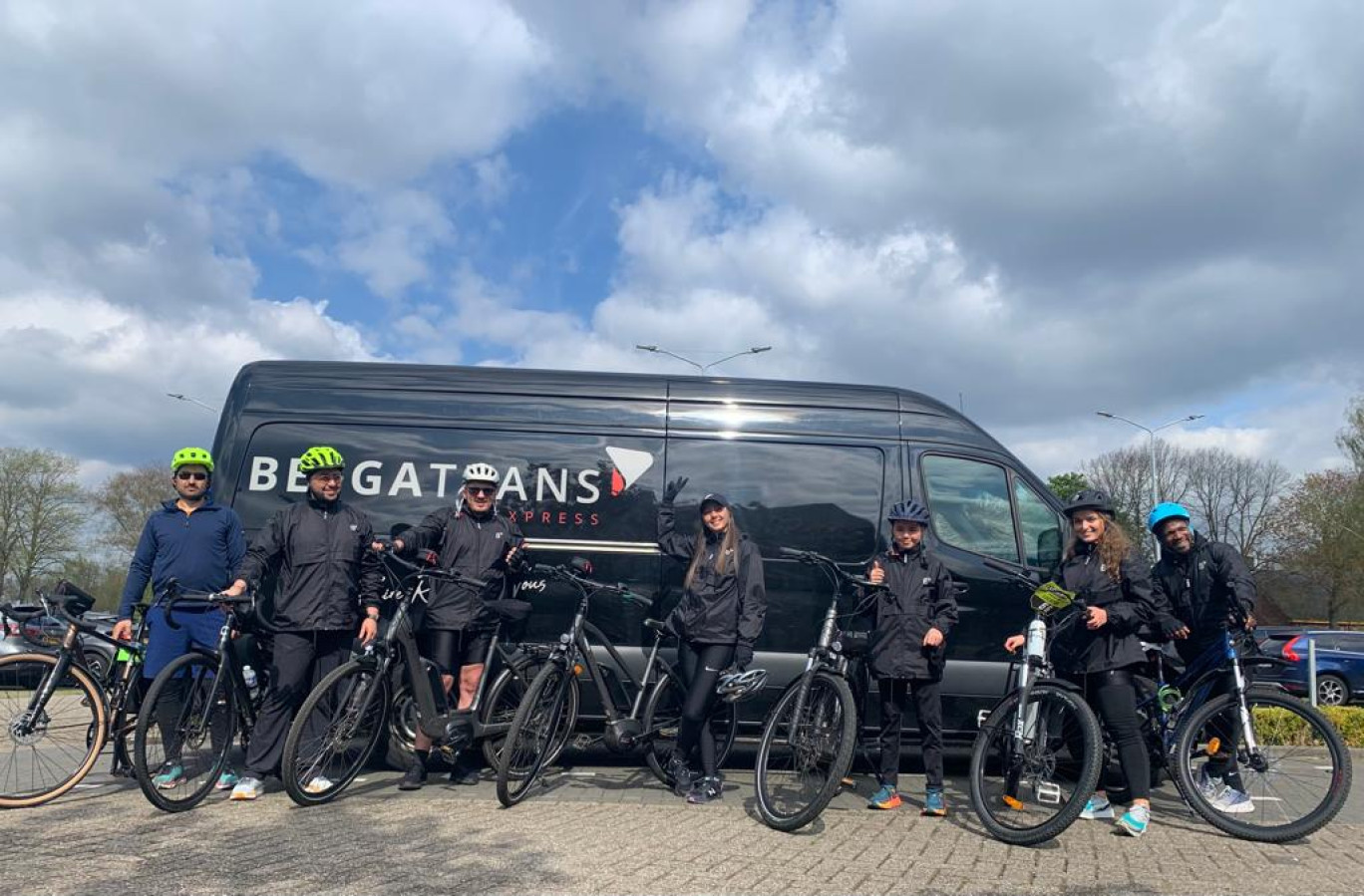D'Amsterdam à Metz à vélo, avant de prochaines destinations. © Belgatrans Group.