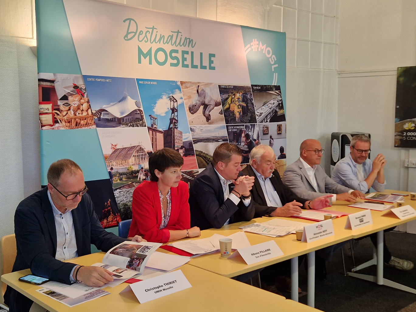 La nouvelle stratégie en matière de tourisme dans le département a été présentée le 7 juillet dernier au Club de la Presse à Metz. © : Moselle Attractivité.