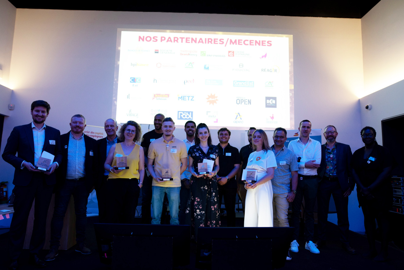 Vingt lauréats de Réseau Entreprendre Lorraine ont été mis en lumière à l’occasion de la traditionnelle Fête des lauréats de ce réseau le 8 juin dernier au stade Saint-Symphorien à Longeville-lès-Metz. 