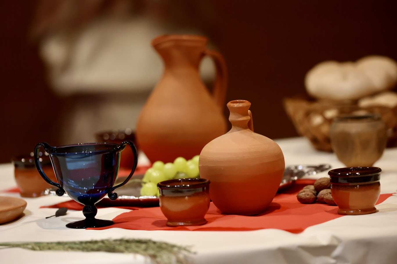 L'exposition temporaire sur la cuisine et l'art culinaire des Romains est une authentique curiosité. © CD 57.