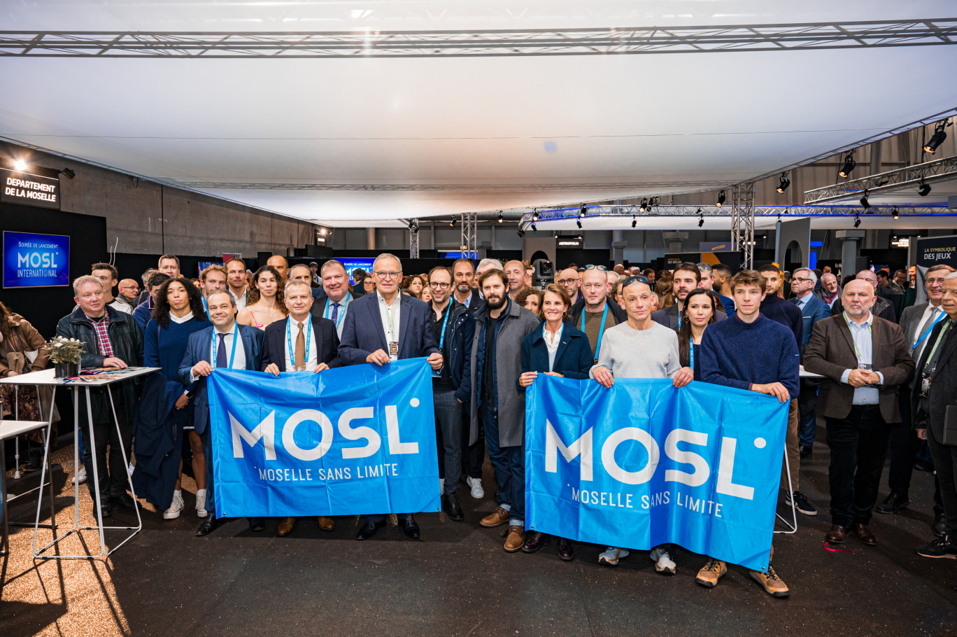 Lors du lancement du Club MOSL International au Moselle Open. © Cédric Igel.