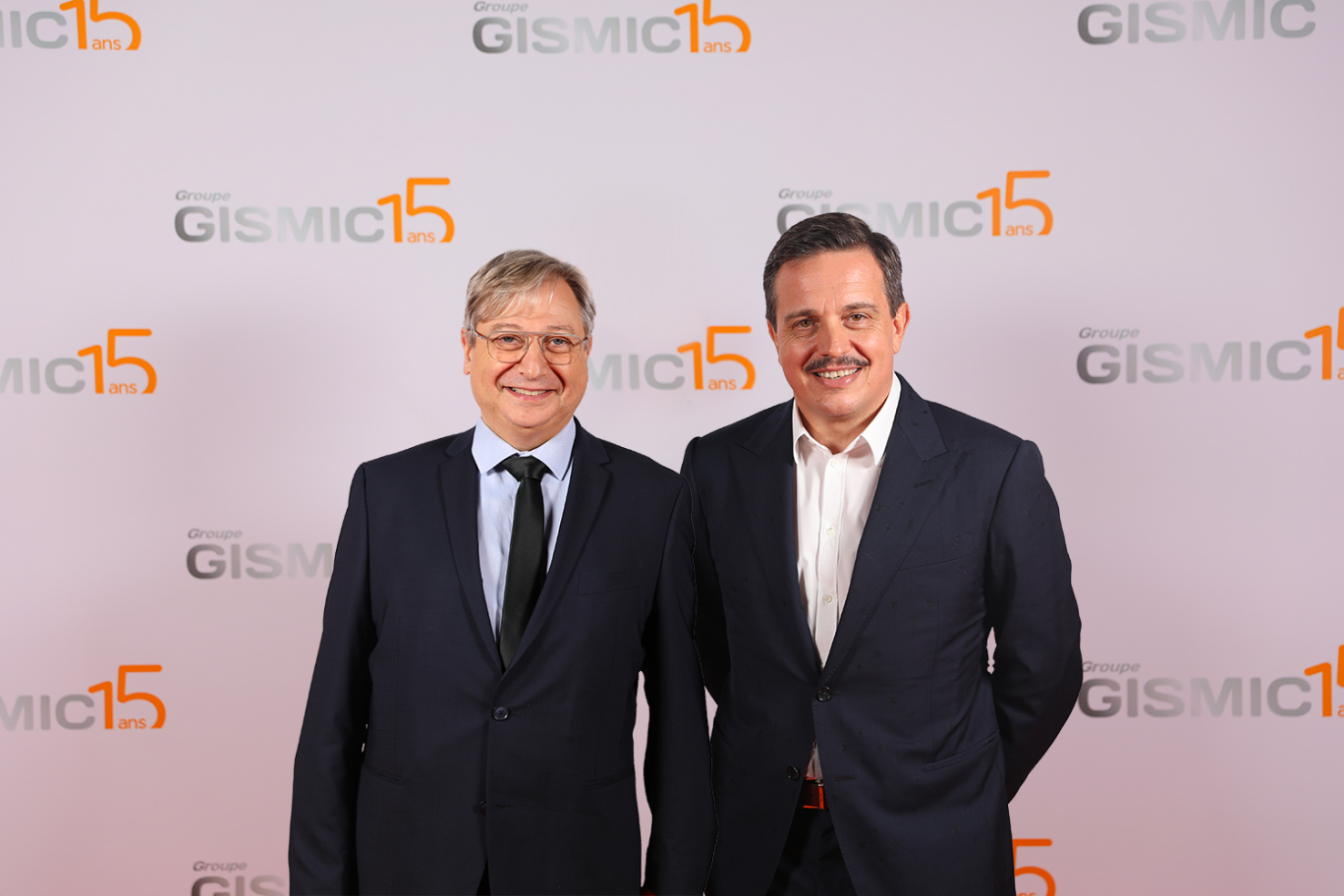 Jean-Marc Chery, PDG du groupe Gismic, aux côtés de François Grosdidier, maire de Metz et président de l'Eurométropole de Metz. © Gismic. 