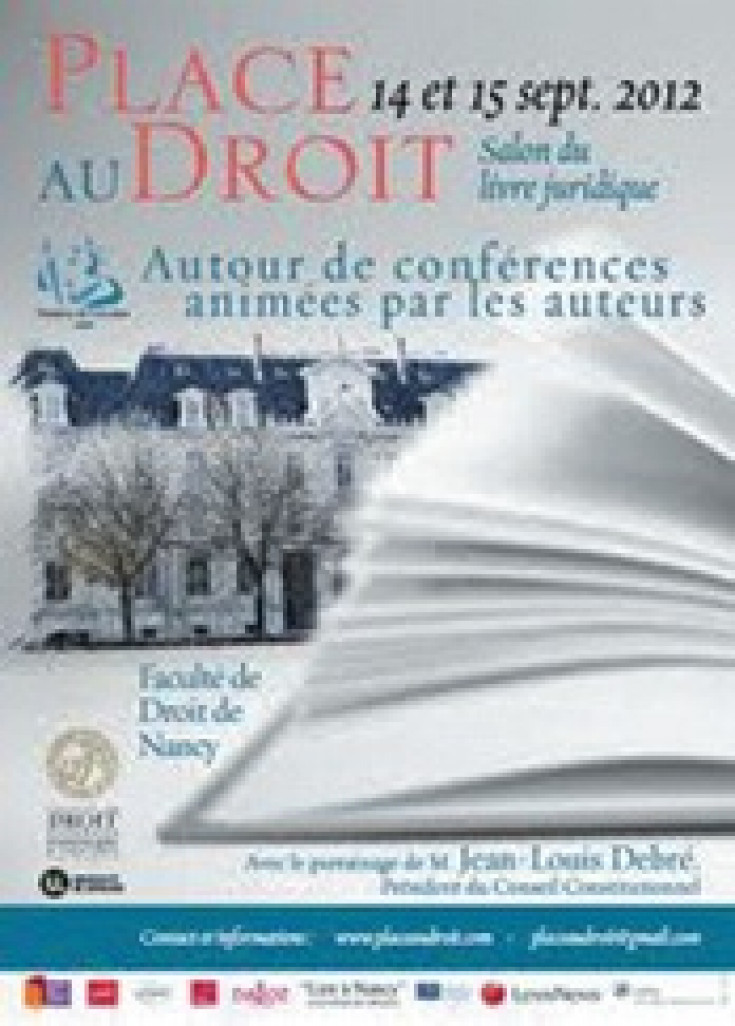Du 14 au 15 septembre, Place au Droit tient sa première édition à la faculté de Droit de Nancy.