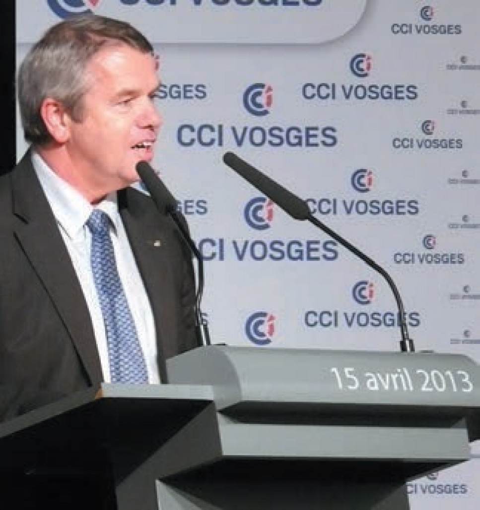 «Il nous faut réconcilier les jeunes avec l’entreprise», assure Gérard Claudel, le président de la CCIT des Vosges à l’occasion du dernier forum des entreprises vosgiennes à Épinal.