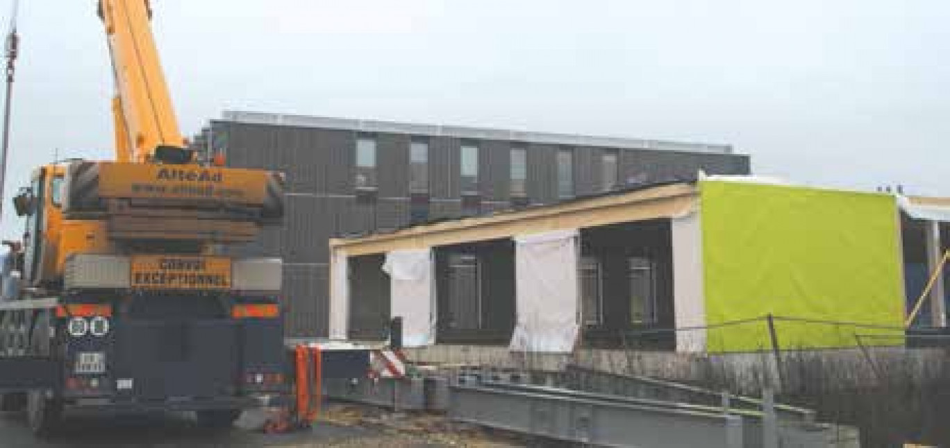 Le troisième bâtiment du Village Océanis sur l’Ecoparc de Maxéville est en cours de construction. Le clos couvert sera livré début janvier.