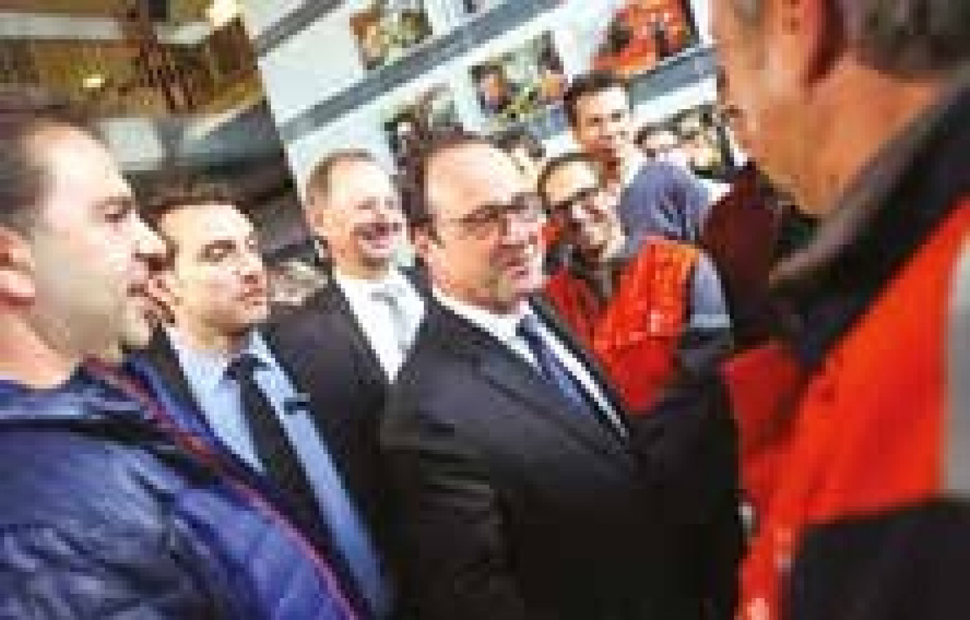 François Hollande de «retour» à Florange le 24 novembre dernier. 