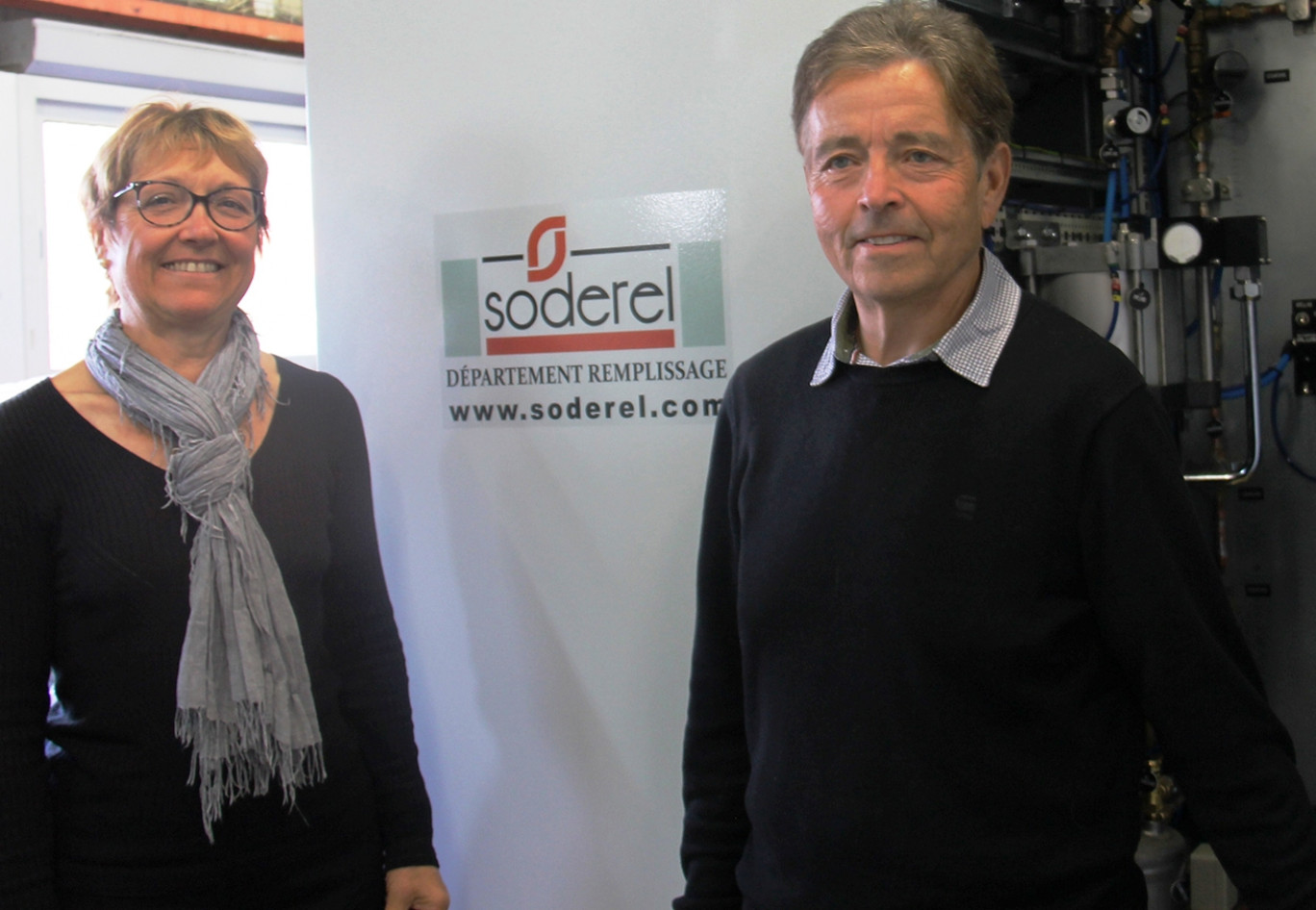 Marie Lopes-Ancel et Jean-Luc Ancel, respectivement directrice générale et président du groupe Soderel. 