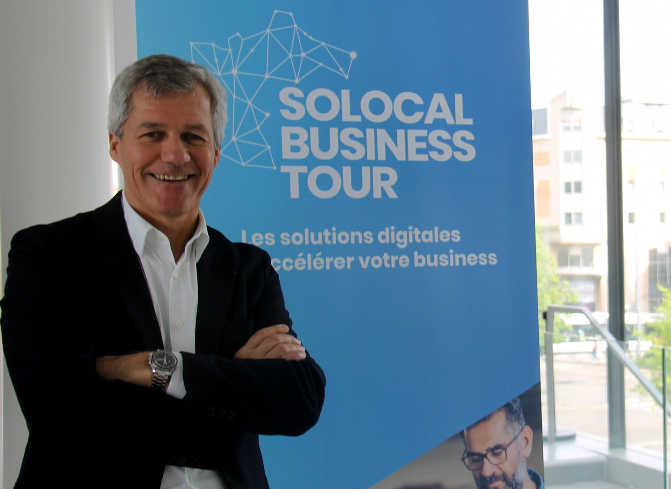 «Nous réinventons complètement l’entreprise», assure Éric Boustouller, le directeur général de Solocal.