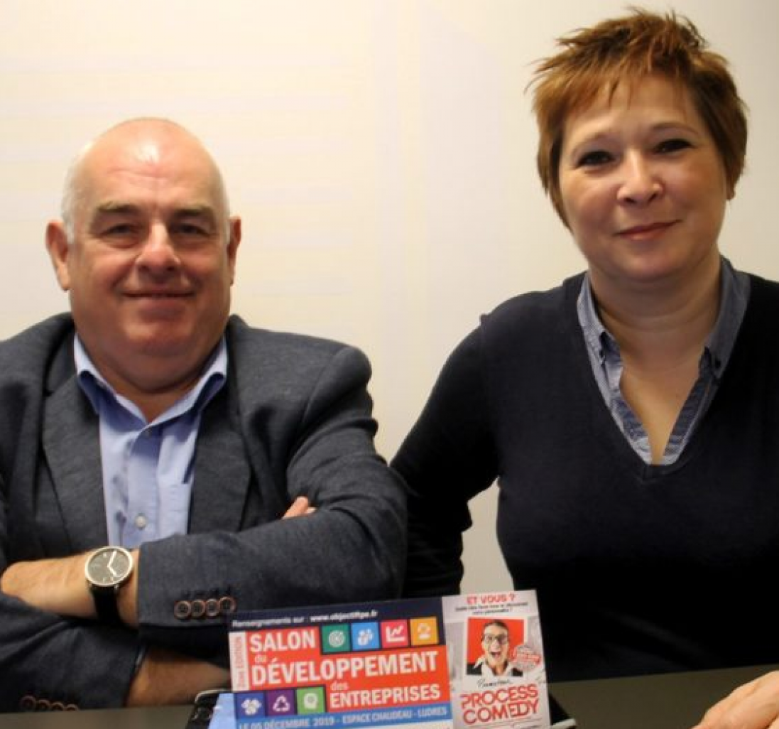 Richard Goldkranz, le président du Club TPE Lorraine et Estelle Rousselet, président du CJD Nancy, unissent leurs réseaux pour organiser le salon du développement des entreprises le 5 décembre à Ludres. 