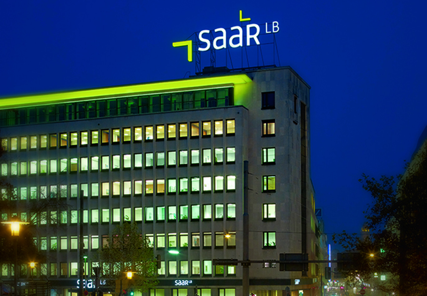 La banque franco-allemande, SaarLB, affiche un résultat semestriel positif malgré les répercussions de la pandémie de coronavirus. Crédit photo : SaarLB