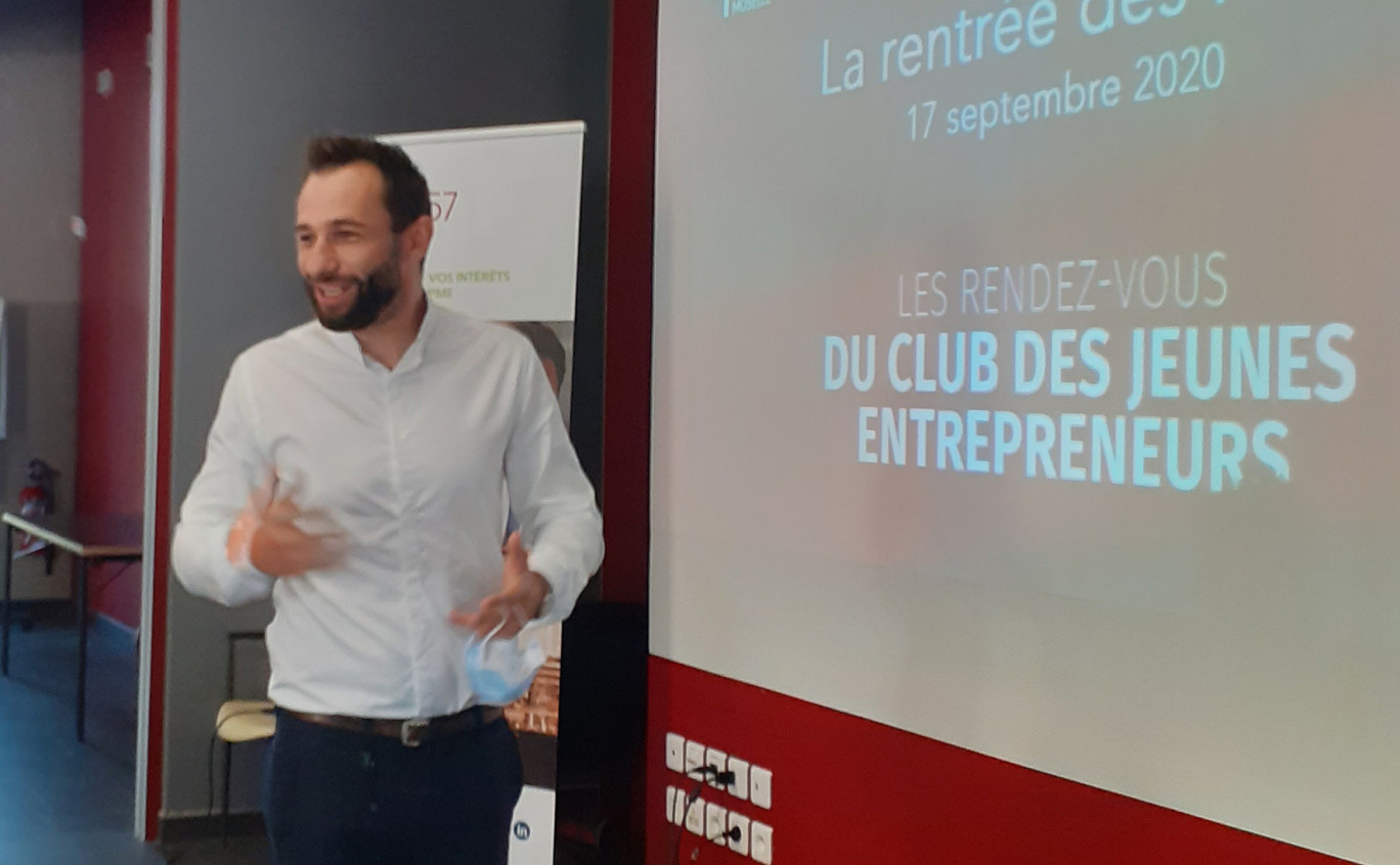 Matthieu Hornet, le dirigeant de l’entreprise Web Idea, spécialisée dans la communication et le marketing digital, est aussi le président du club Jeunes Entrepreneurs de la CPME Moselle.